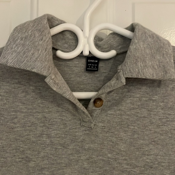 Gray Mini Dress - Picture 2 of 3